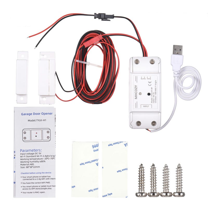 Nbsp Command Contrôleur de porte de garage intelligent Tuya WiFi+BT : commande ...