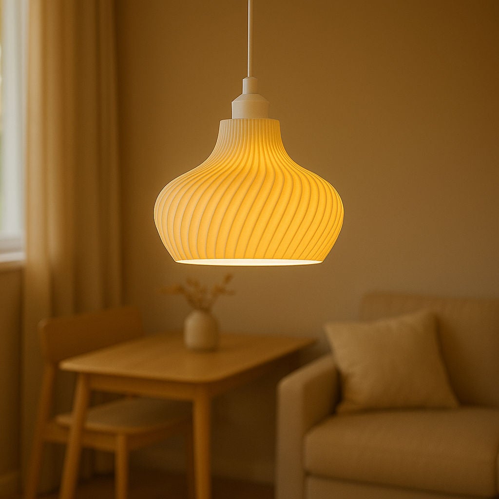 Lámpara de techo modelo DAILA BLBB Blanco /cable blanco /floron blanco - 2