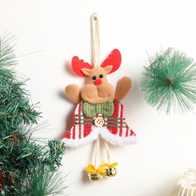 Lot De 2 Pendentifs Porte-Clés Ivan En Peluche Douce - 10 Cm Pour Sac à Dos Et Noël