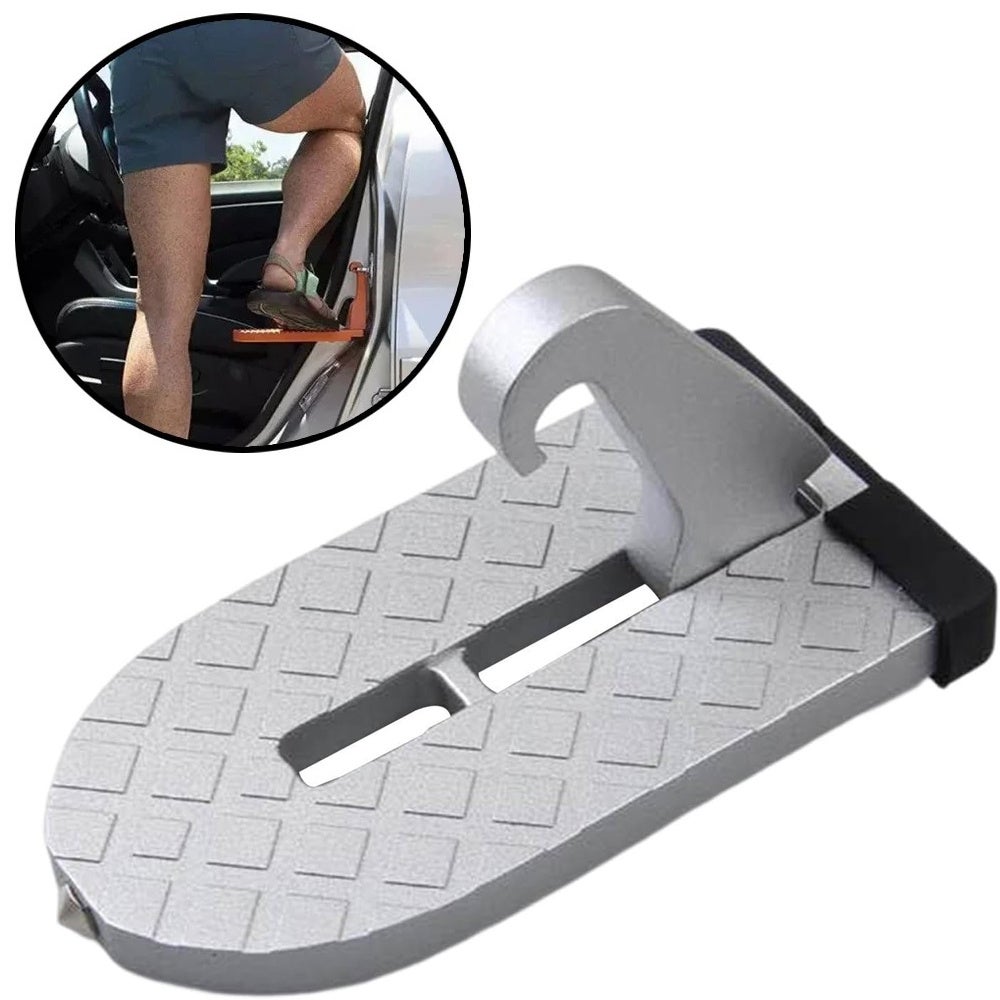 Marchepied De Porte De Voiture, Pédale De Crochet De Véhicule En Forme De U Avec Marteau De Securite Marchepieds Pour Voiture Jeep Acces Toit Orange 87596908