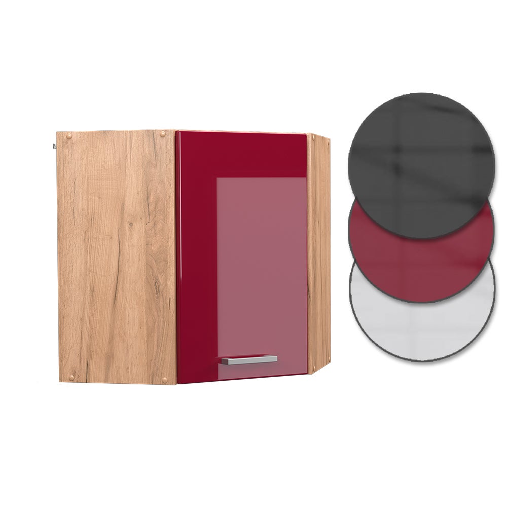 Vicco Elément haut de cuisine R-Line, Rouge brillant, 57cm - 6