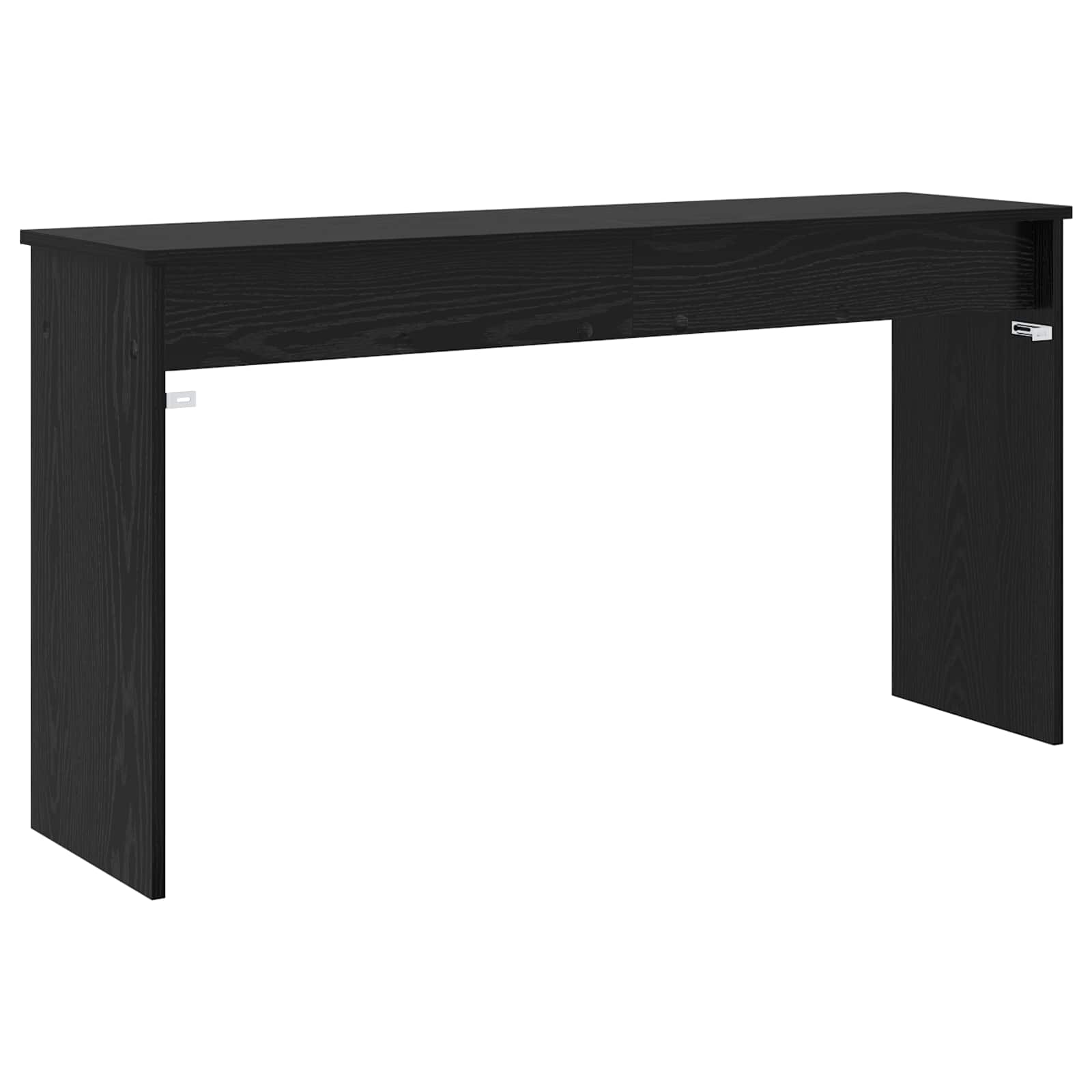 VidaXL Supporto Per Tastiera In Rovere Nero – 130 X 32 X 64 Cm, Struttura Resistente Per Musicisti E Amanti Della Musica