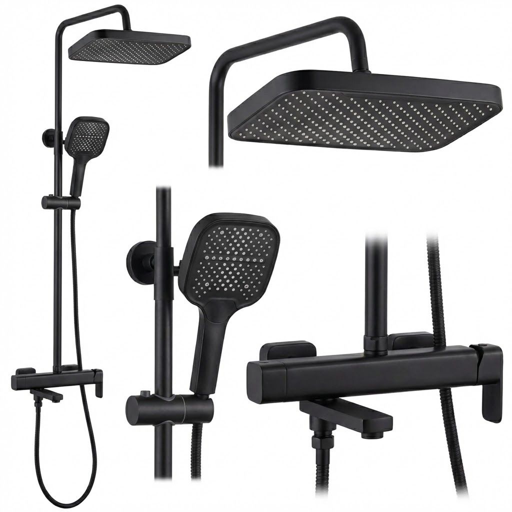 Kit de Douche Rea Arlo Black