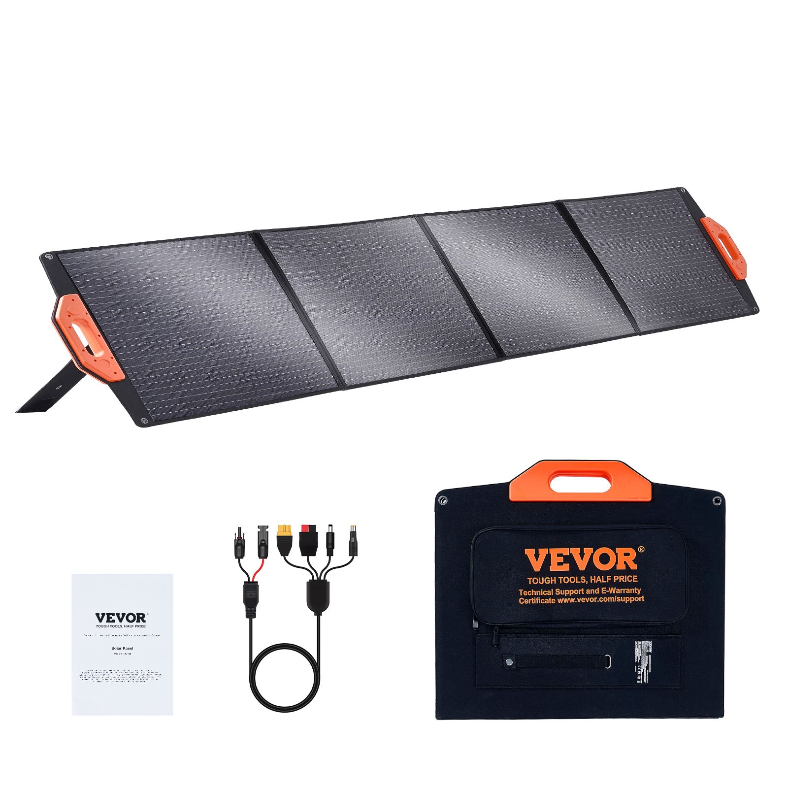 Panneau solaire portable pliable 100W monocristallin – Efficacité optimale pour camping et VR – Alimentation appareils électroniques Panneau solaire portable pliable 100W monocristallin – Efficacité optimale pour camping et VR – Alimentation appareils électroniques