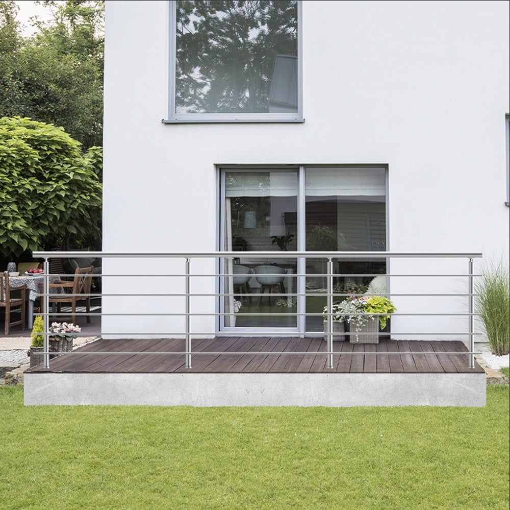 Support mural réglable de 90° à 120° pour main courante ronde Ø50 mm - 2