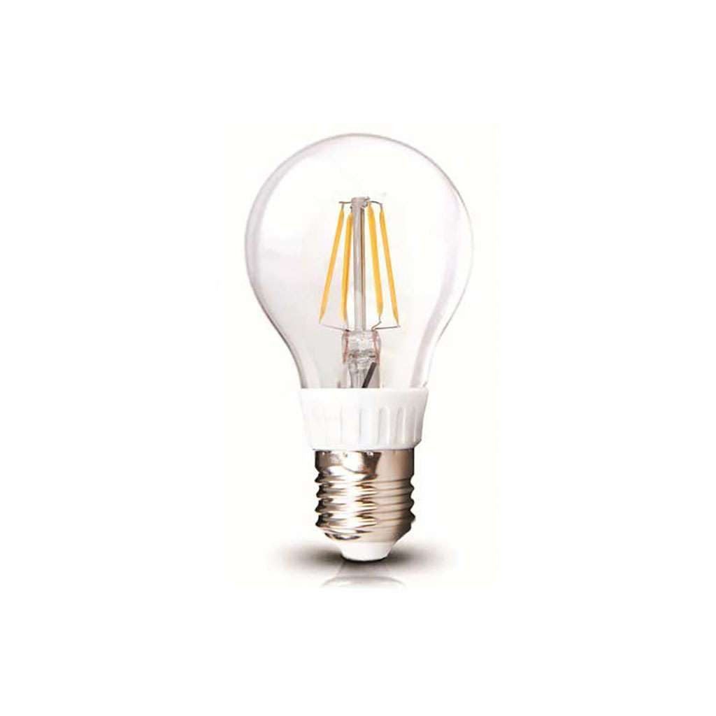 Lot De 10 Ampoules LED E27 Ledscom.de - Blanc Chaud 2700K, 6W, 667lm, Miroir De Tête Argent
