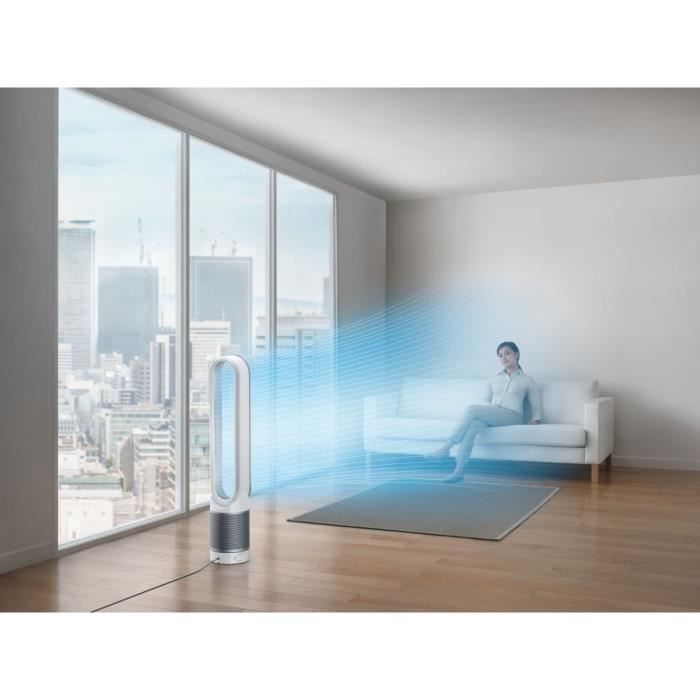 Ventilateur Purificateur d'air tour DYSON TP02 Pure Cool - Blanc/Argent - 5