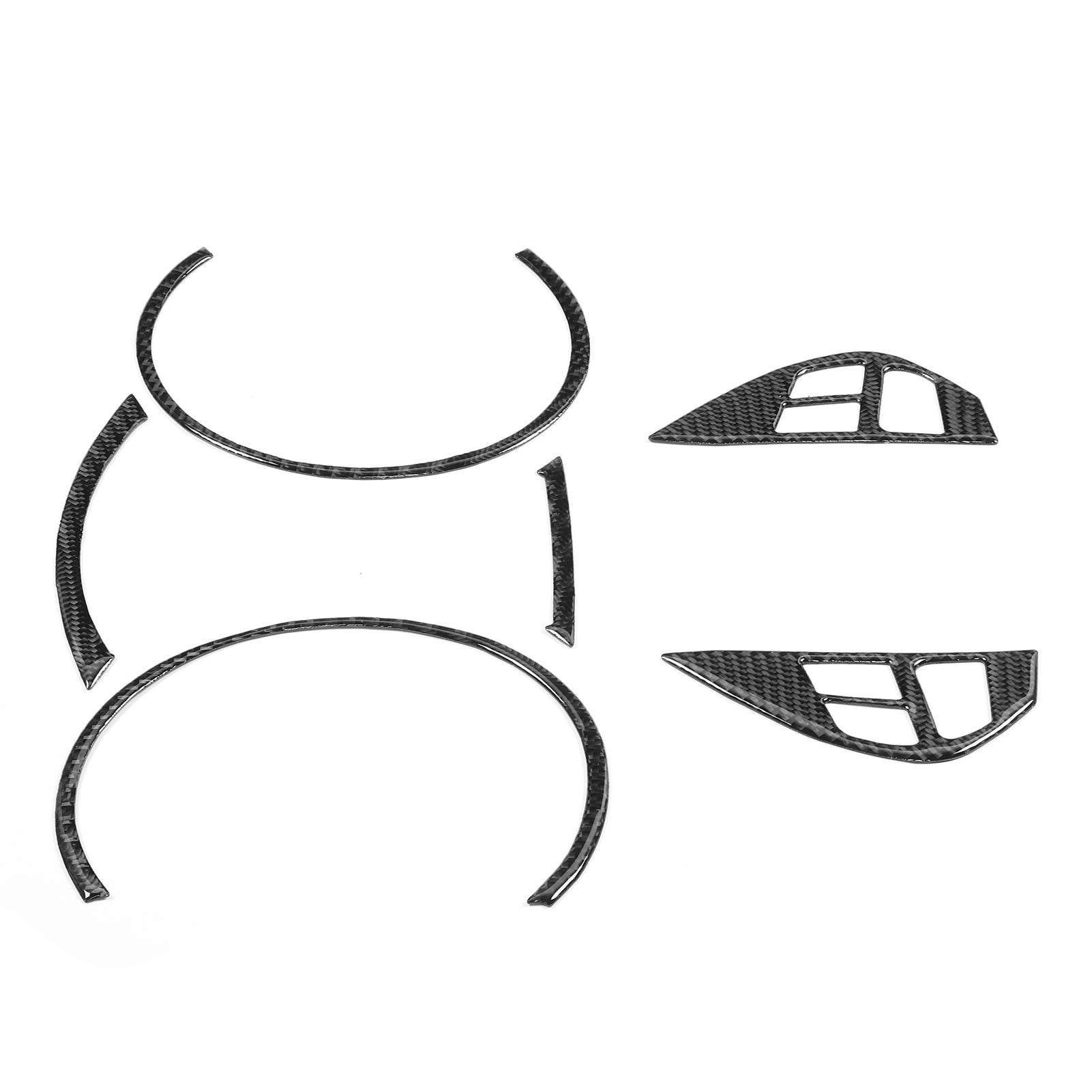 Garniture De Fenêtre Fibre De Carbone Pour Mitsubishi Lancer EVO X MR 2008-2015 - Noire