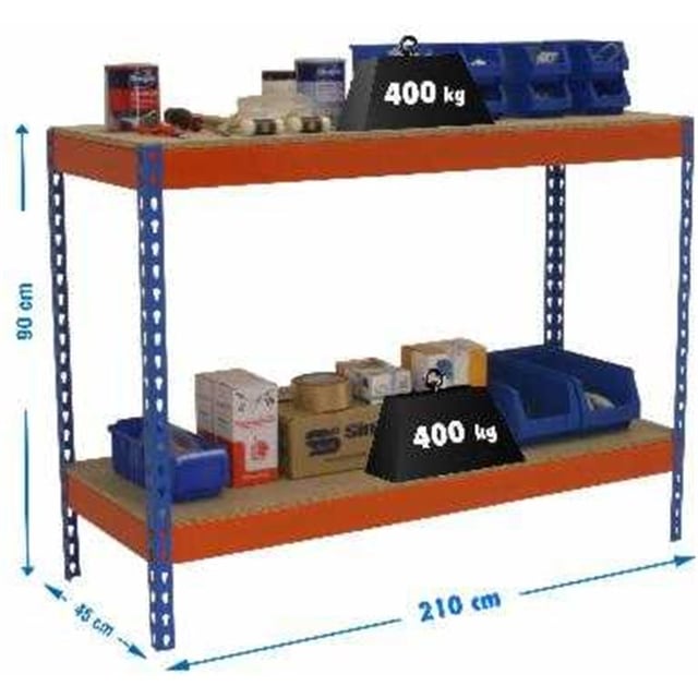Banco da lavoro SIMONWORK BASIC 2 902145-2 BLU/ARANCIONE/LEGNO