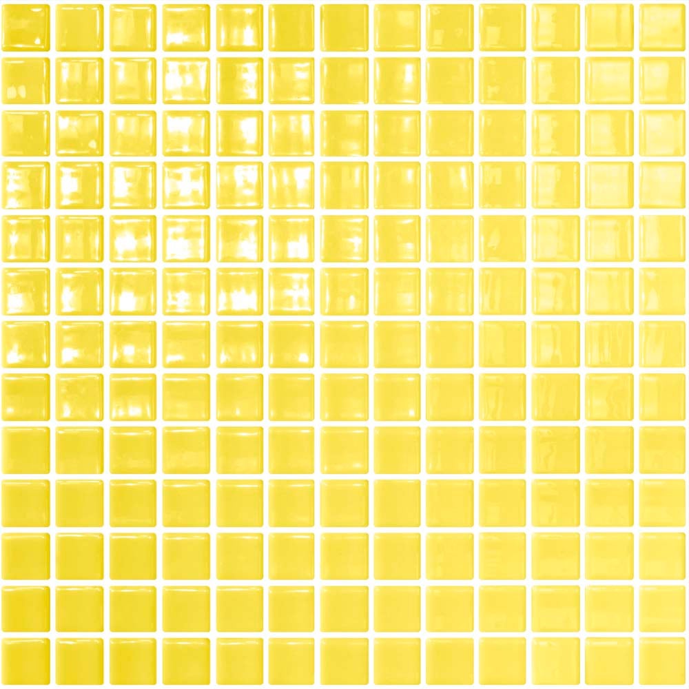 2 m² gresite amarillo liso brillo 25x25 mm