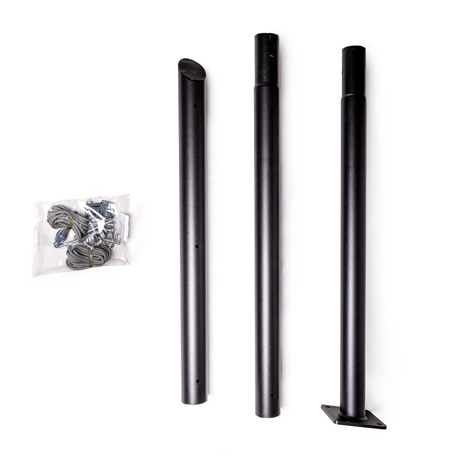 Mât pour voile d'ombrage avec 4 points d'ancrage anthracite - 2