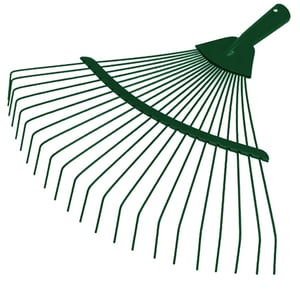 Râteau à Feuilles 14 Dents - Détachable, Portable, Pour Jardin, Pelouse, Gravier Et Camping