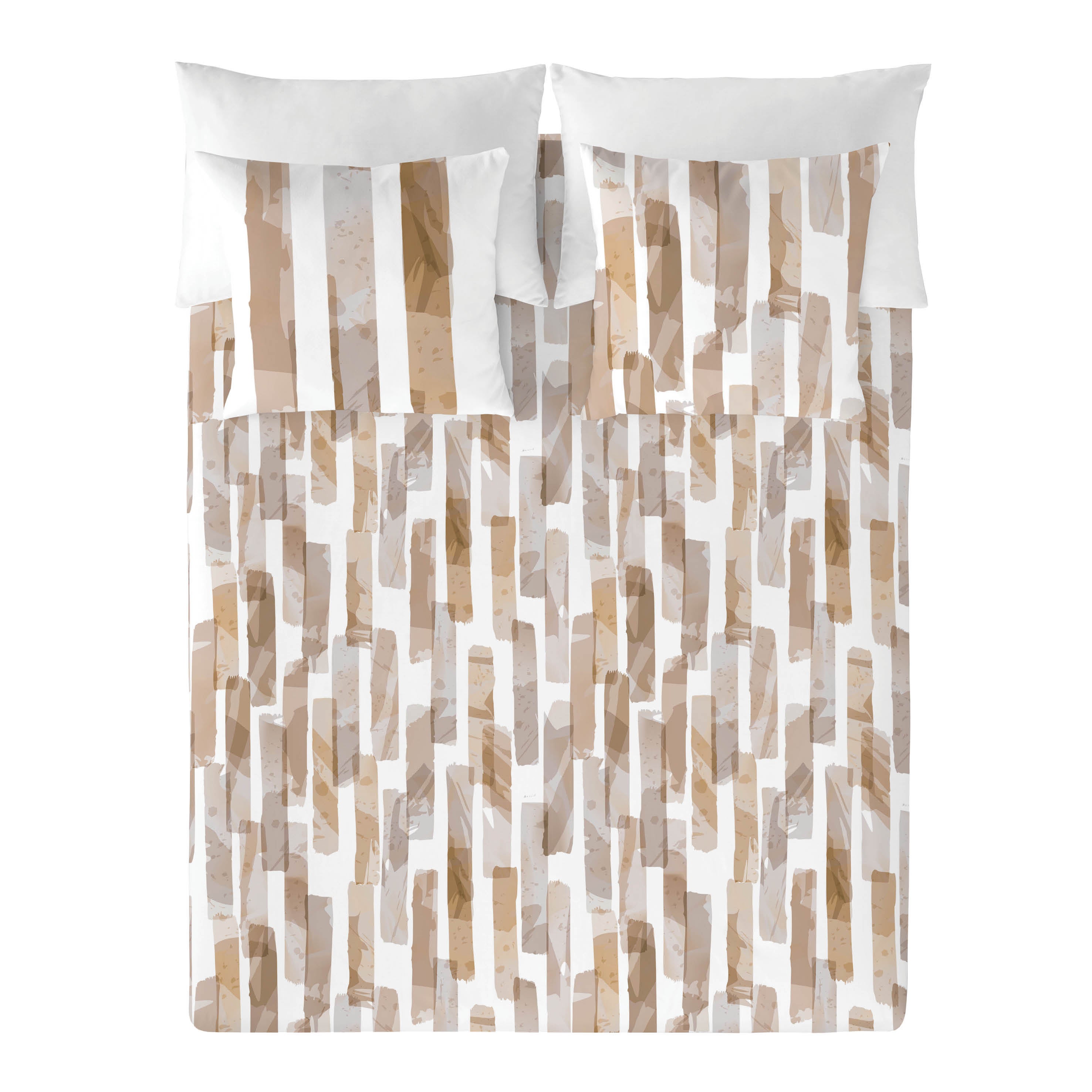 NATURALS - Capa de edredão estampada Cama 90 - Algodão extra macio - Inclui 1 ou 2 fronhas - Fabricado em Espanha - CHESTER - 3