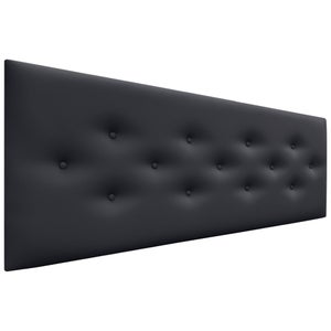 DHOME Testiera in velluto liscio con bottoni alta gamma moderna testiera imbottita per letto di lusso (Celeste, 95x60cm) | Leroy Merlin