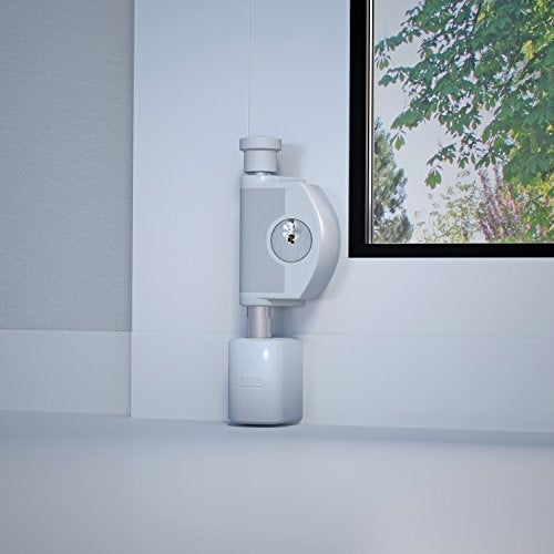 Serratura Per Finestre Abus Ftr42 - Chiavistello In Acciaio, Livello Sicurezza 4, Bianco