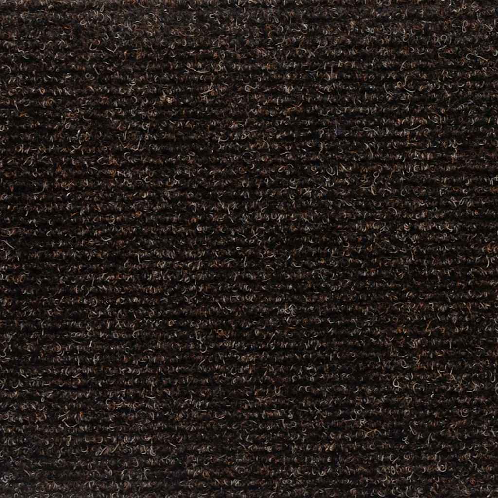 Tapis d'escalier auto-adhésifs 20 pcs | Paillasson d'escalier | Tapis de marche marron 56x17x3 cm CFW254423 - 7