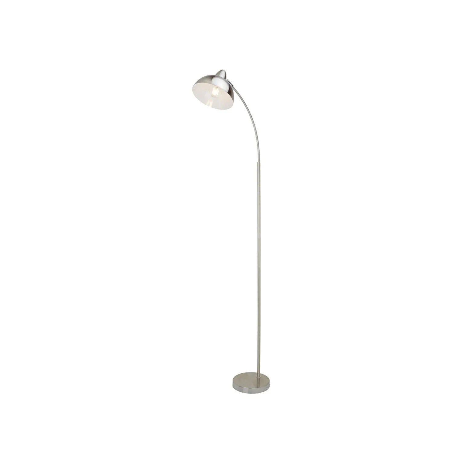 Lampa podłogowa stojąca Daron chrom satyna 1xE27x40W wym: 158 x 48 x 20 cm metal Rabalux
