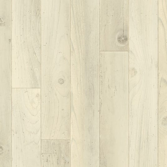 Sol Vinyle Imitation parquet blanc rustique - Rouleau de 2m x 19m ...