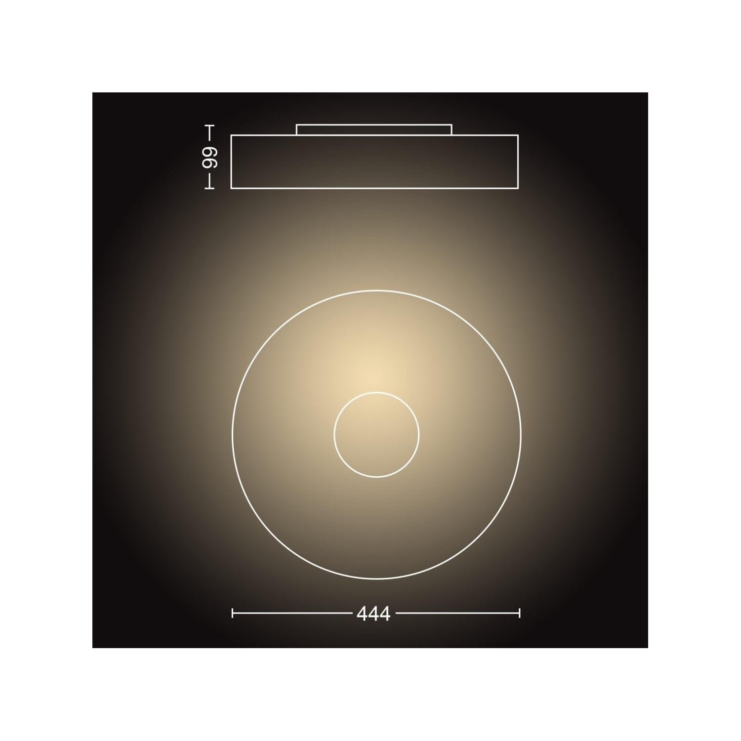Plafonnier LED White Ambiance Fair 33.5W PHILIPS Hue Blanc - 5