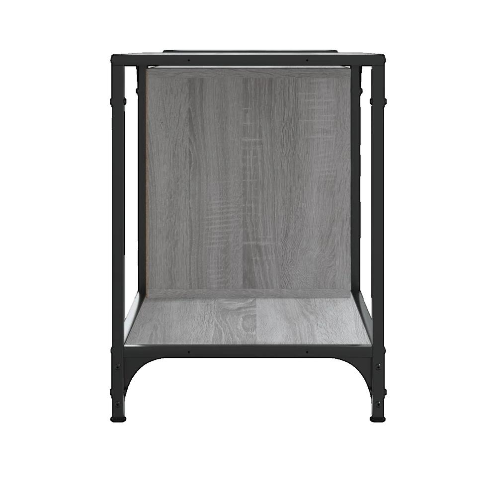vidaXL Meuble TV sonoma gris 153x37x50 cm bois d'ingénierie - 2