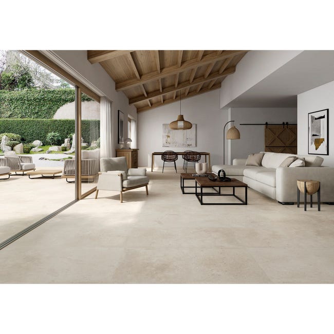 Carrelage intérieur effet pierre Campaspero 120x60 cm rectifié | Leroy ...
