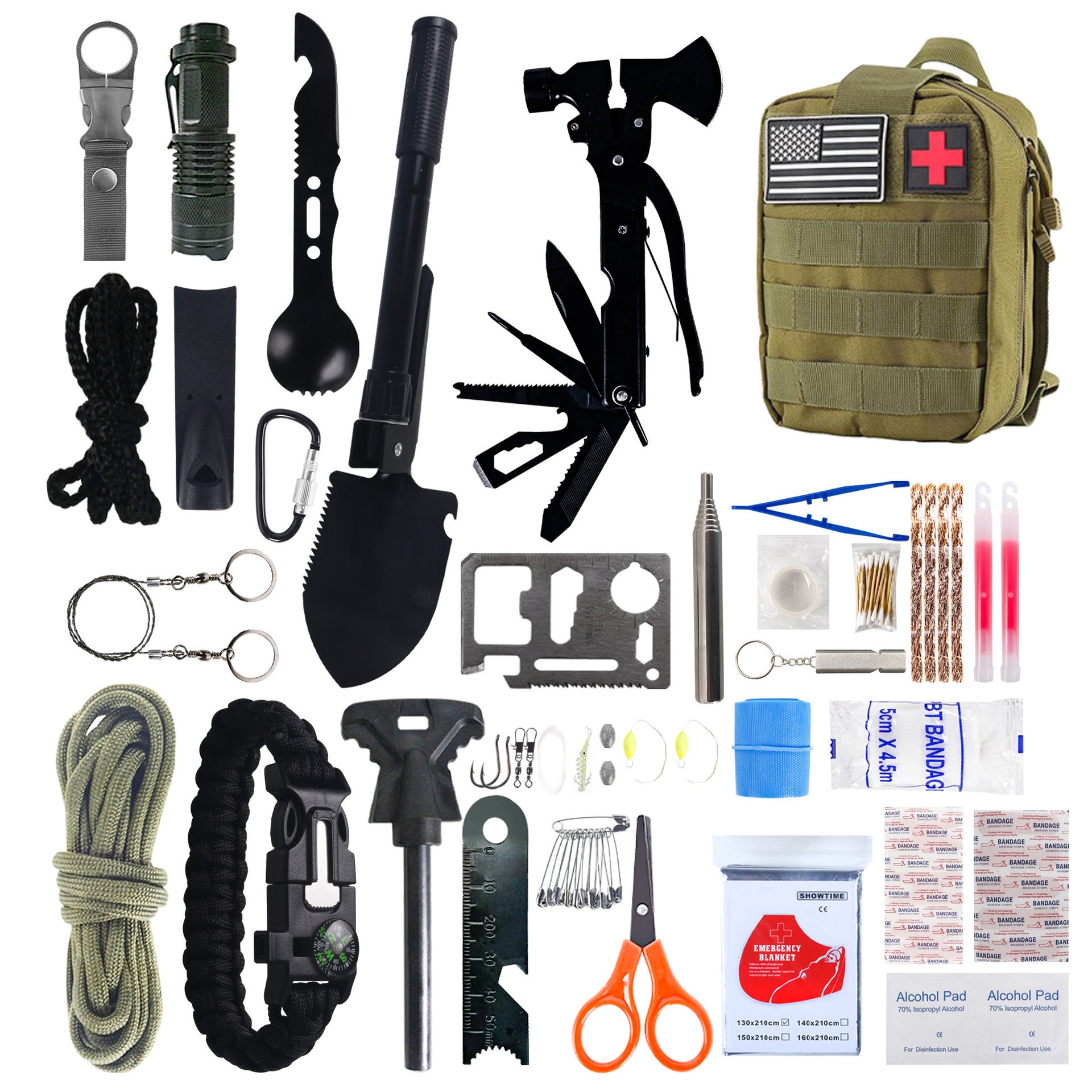 TEPPC-Lixada Kit de Survie d'urgence 10 en 1 ... - Rakuten