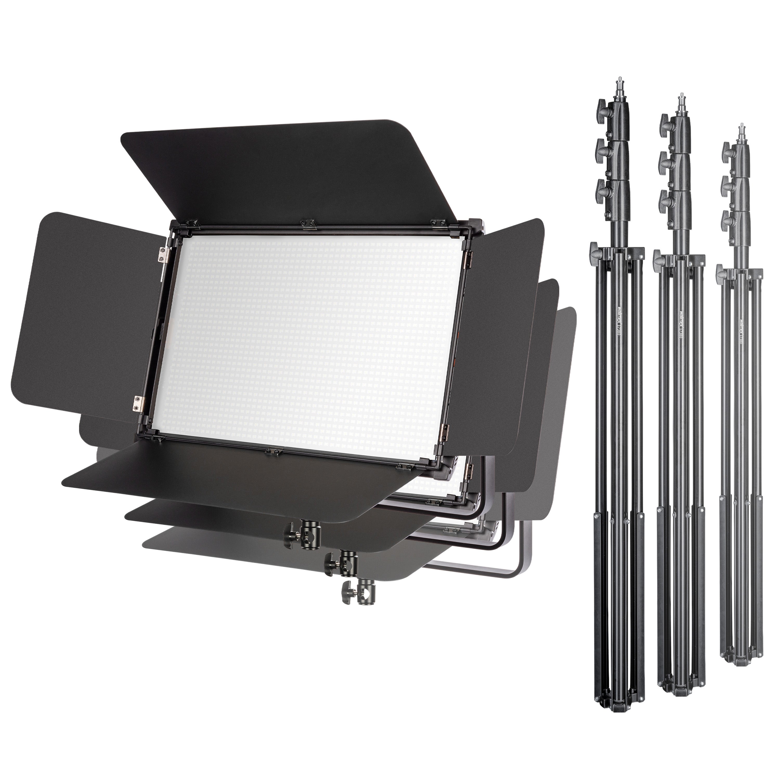 Lampe LED Vidéo Walimex Pro 192 LED - Lumière Jour 5600K, Dimmable - Alimentation Batterie NP-F Ou Secteur - Pour Photo, Vidéo - 5