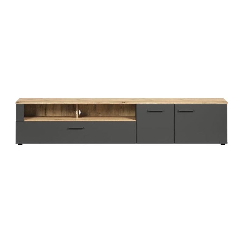 Mobile TV sospeso : Antracite, 140 x 52 x 32 cm | Leroy Merlin