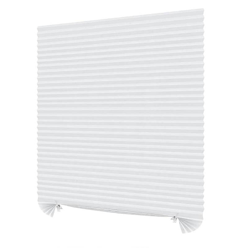 Żaluzje pionowe, przenośne, samoprzylepne, zasłony zaciemniające, nie wymagają wiercenia, 60*180 cm, białe