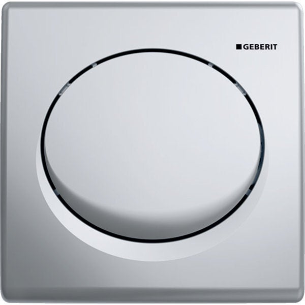 Commande D'urinoir Geberit Avec Déclenchement Pneumatique De La Chasse D'eau, Plaque D