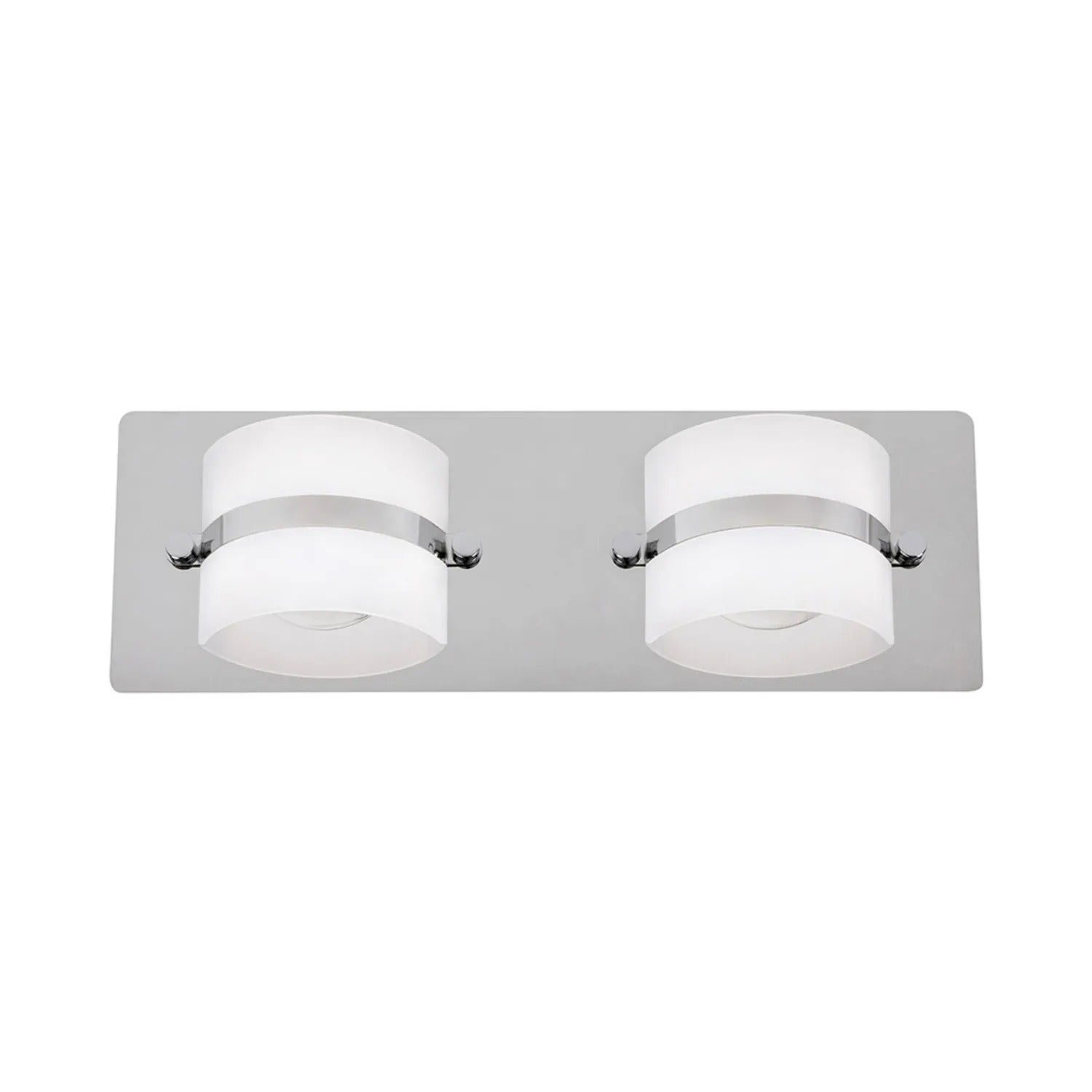 Kinkiet LED nad lustro Tony chromowany szkło opalizowane 10W Neutralna biel 730lm metal wym:11,5x33x7,5cm IP44 Rabalux