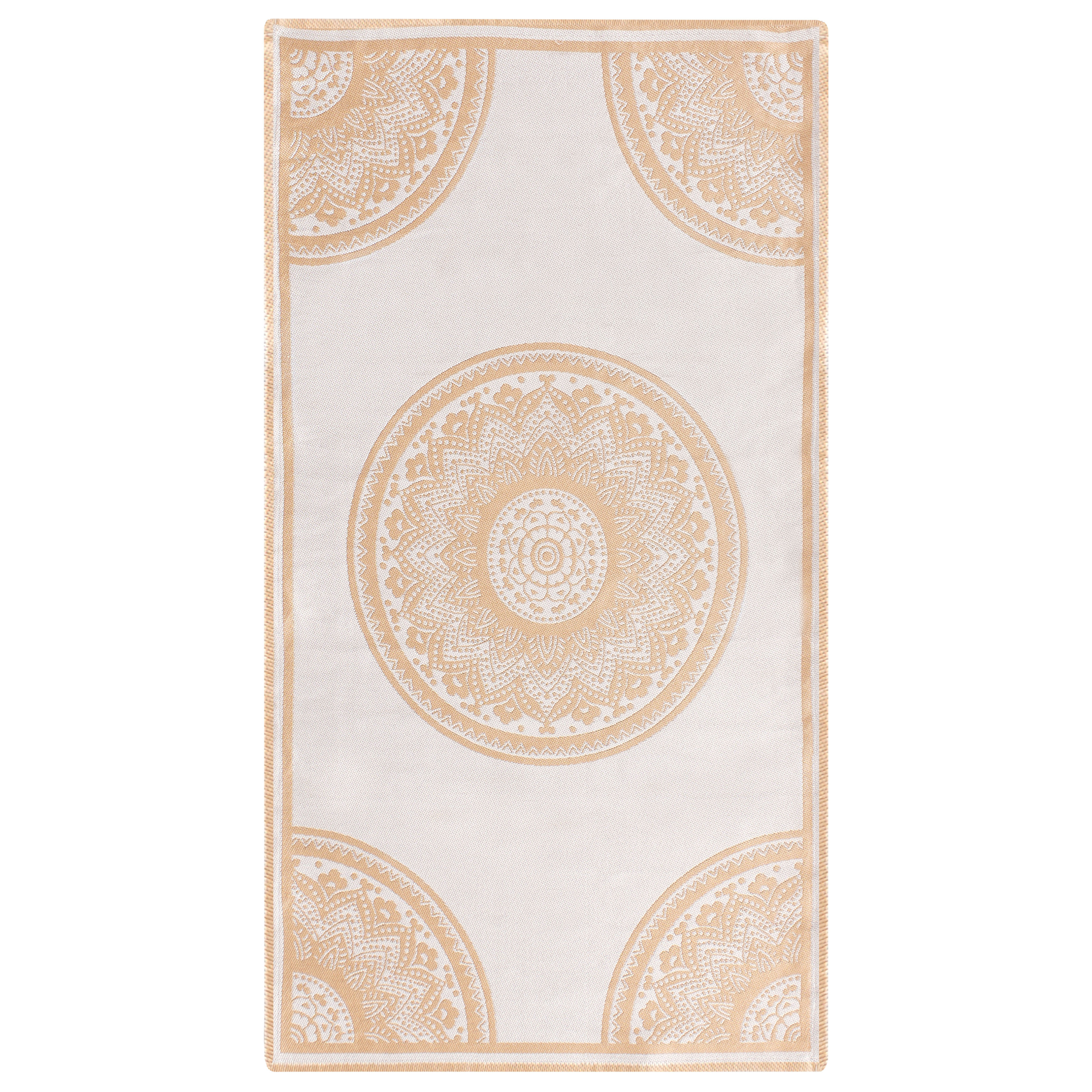 Covor de exterior HUBLI Bej 80 x 150 cm