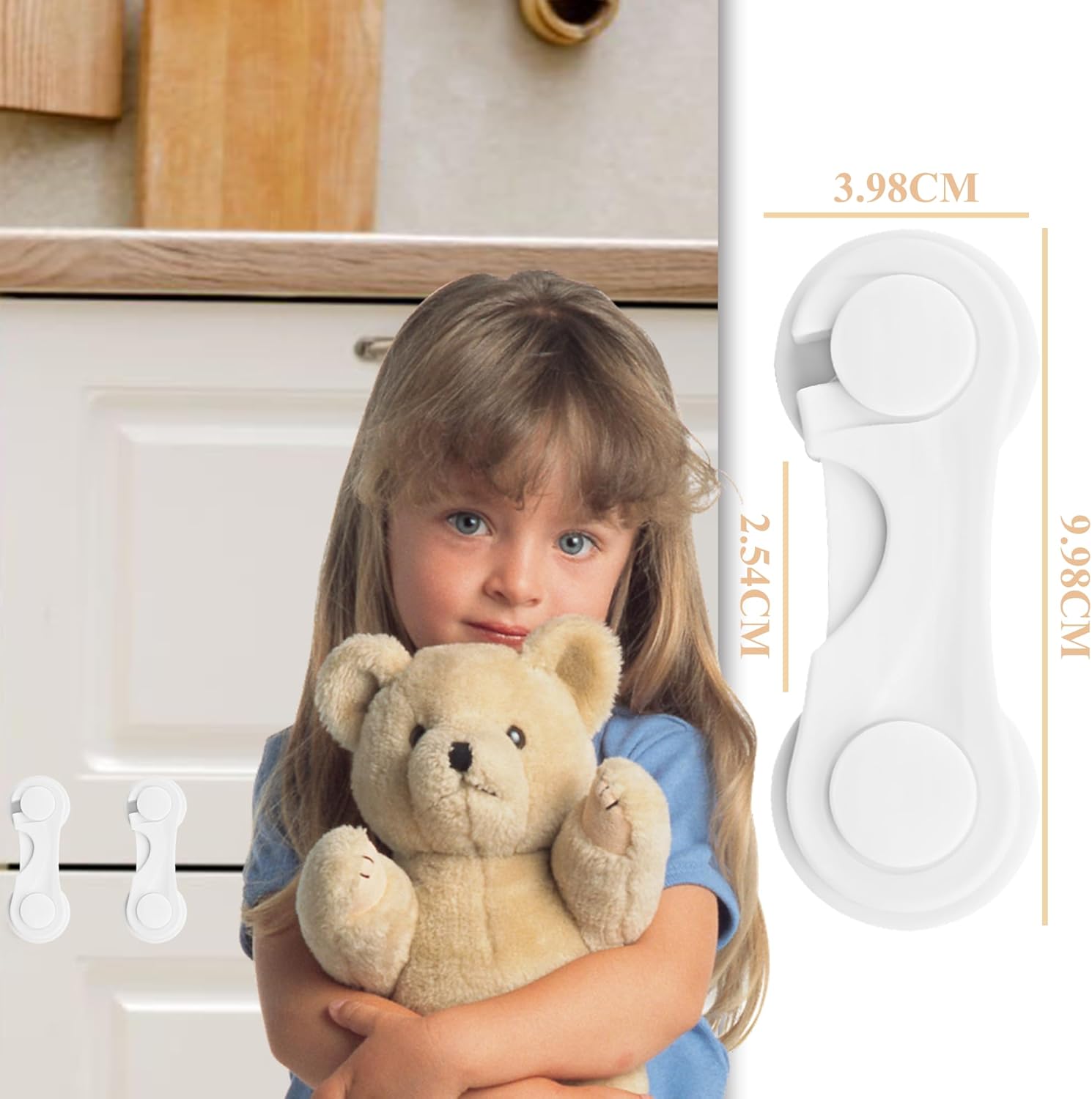 16 Pcs De Cabinet Enfant, Sécurité Bébé Placard Bloque Porte Securite Tiroir Serrure Armoire Pour Armoire Fenetre Refrigerateur 96299817