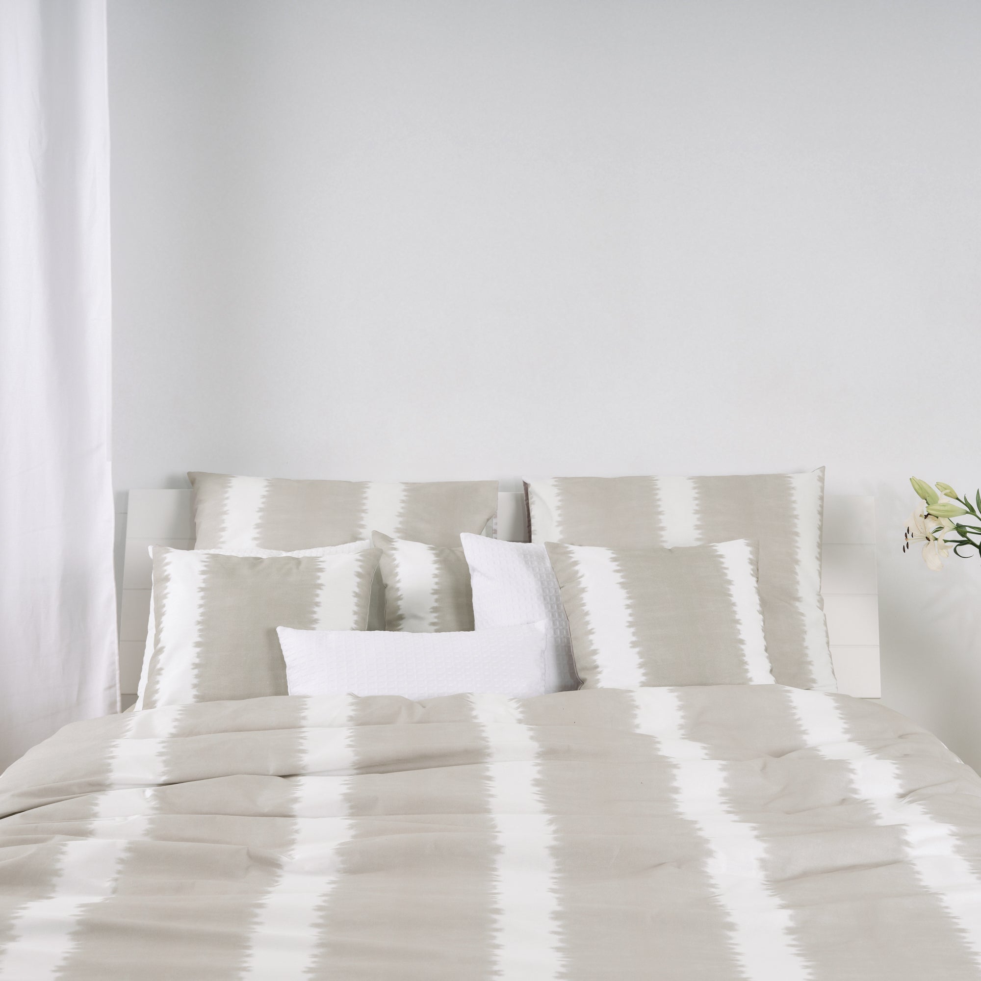 Capa de edredom Brístol Beig 260x240 cm - 7