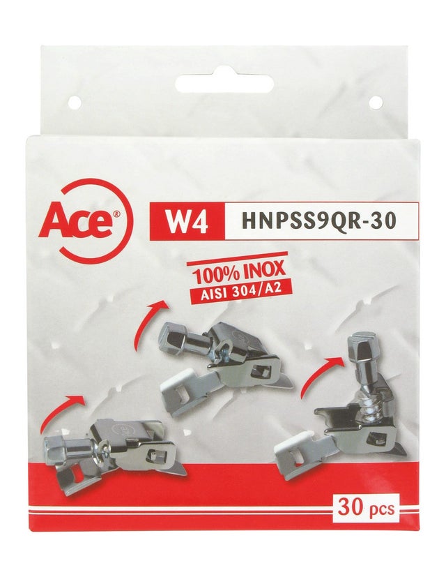 Collier de serrage bg 30 boitiers 9 mm - inox
