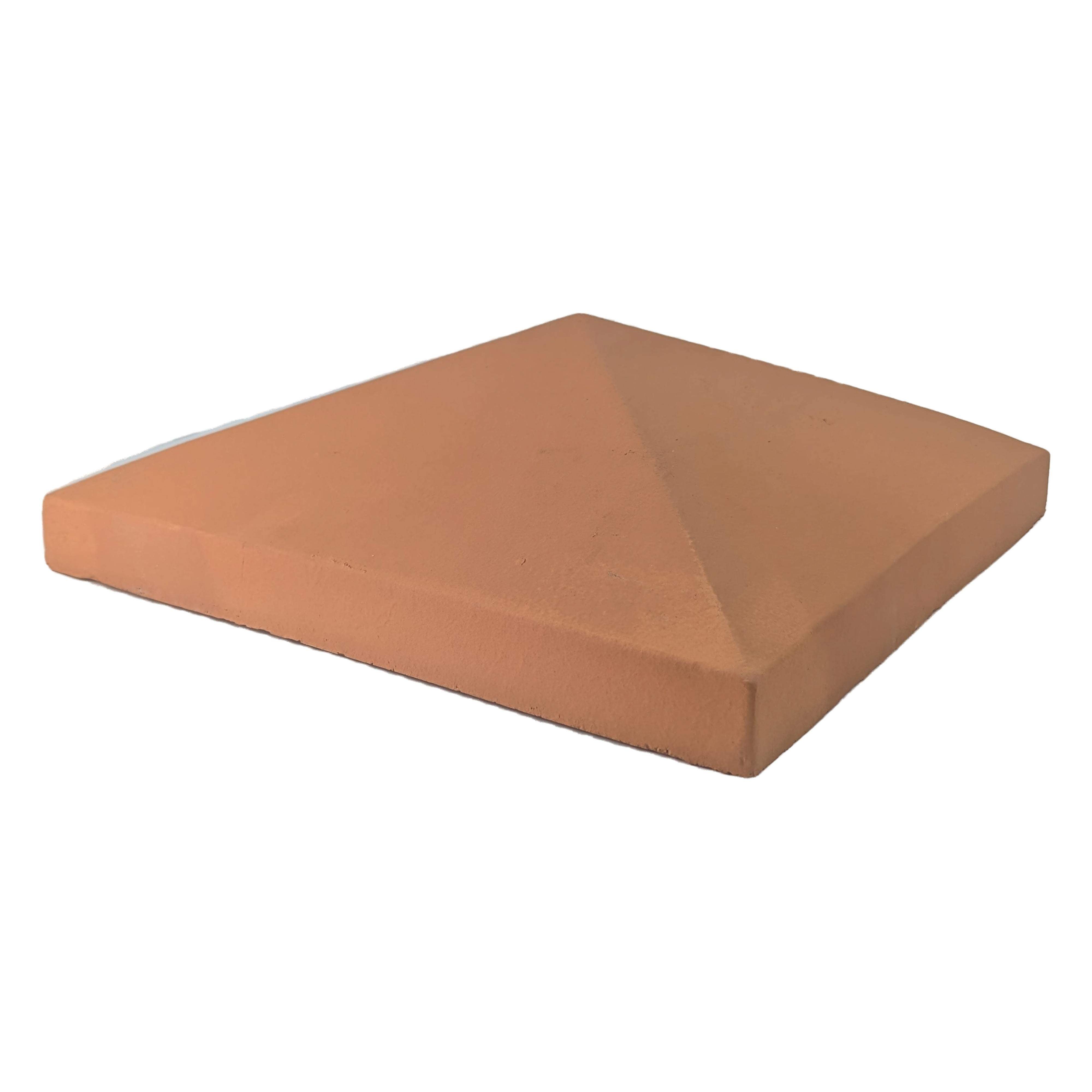 Chapeau Pilier 42x42 Pointe De Diamant - Rouge - 4