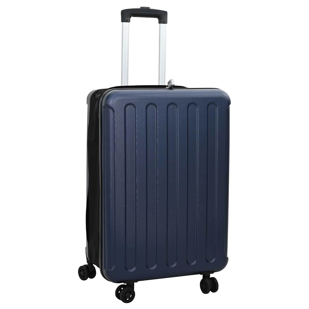 VidaXL Valise De Vol Portable Rigide Noir 54x41,5x29 Cm En PP - Protection Robuste Et Transport Facile