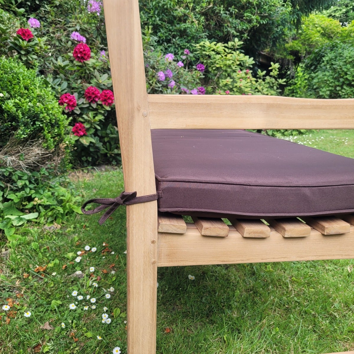 Banc en teck massif Londres 180 cm - 6