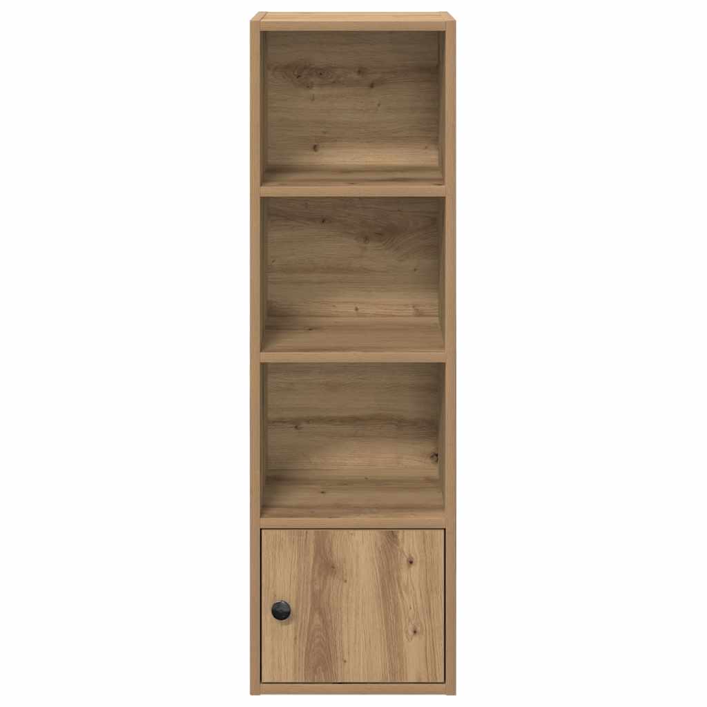 Bibliothèque pour Bureau en Bois Marron H. 102 x l. 31 x P. 24 cm - 5