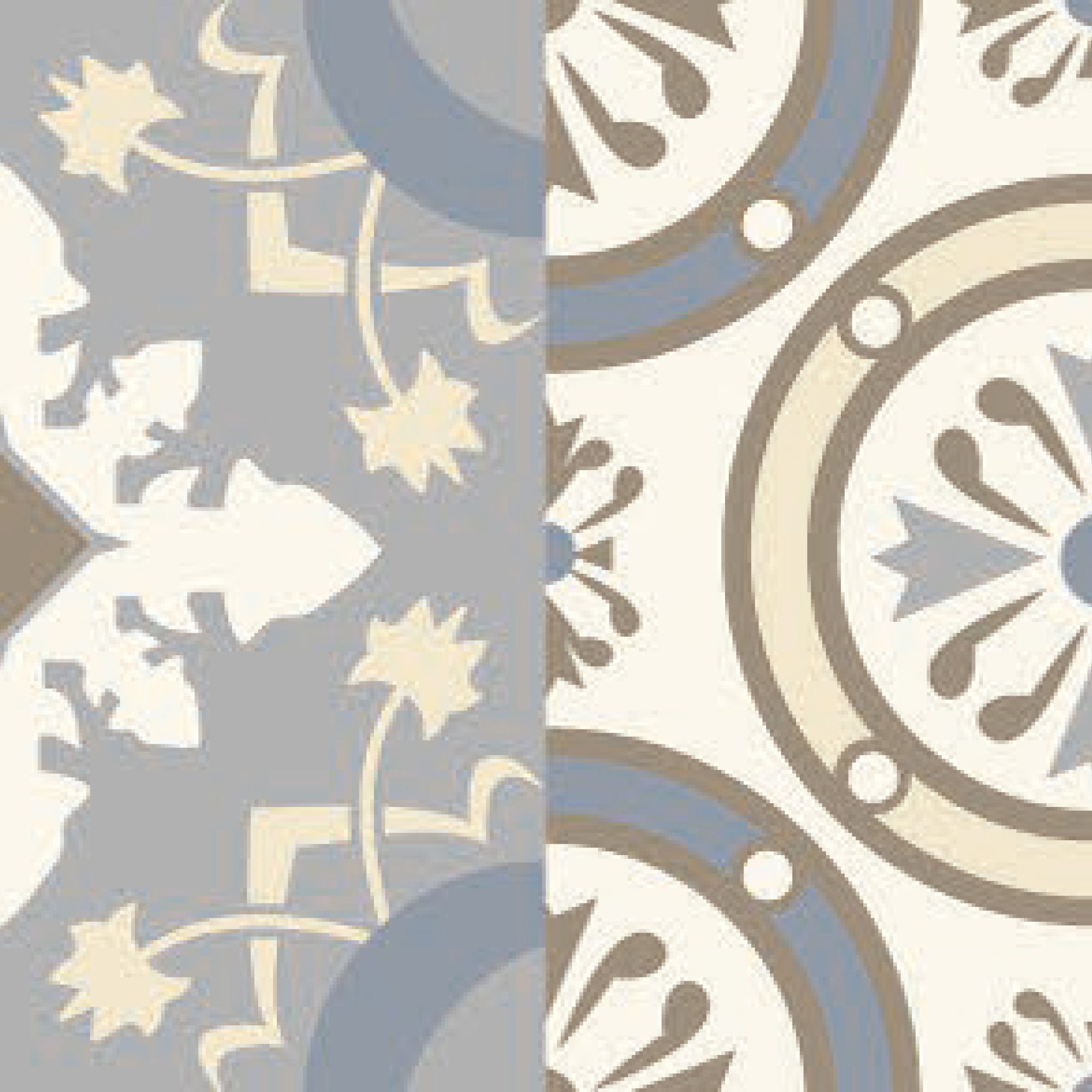 Friso adhesivo decorativo, motivo de baldosas hidráulicas estilo antiguo de Borgatella, 5 cm x 300 cm - 3