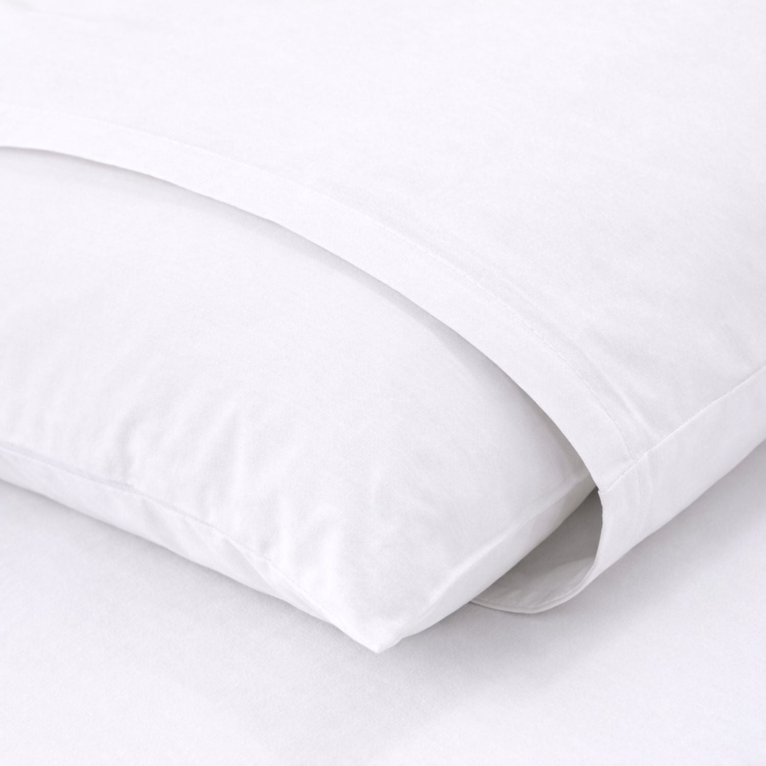 Pack 2 Fundas Almohada Blanco 75cm - 100% Algodón - Donegal Collections - 4