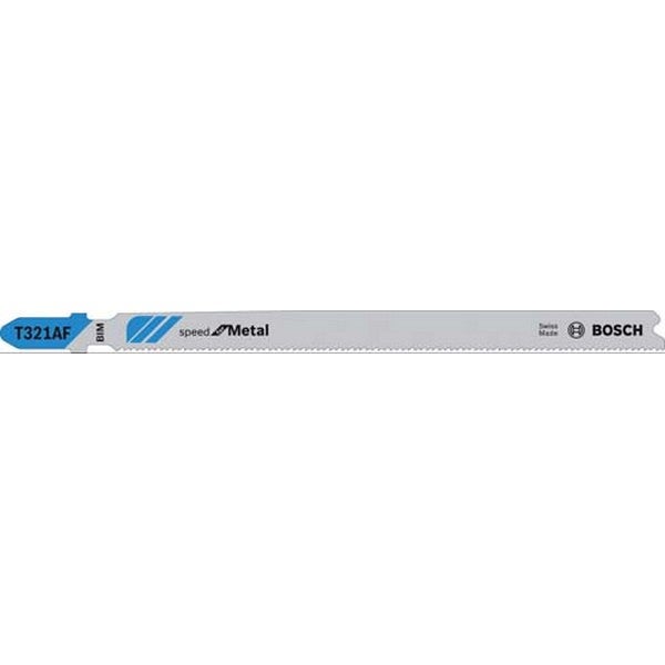 Bosch Professional 5x Lame per seghetto alternativo T 321 AF Speed for Metal (per Tubi e profili in metallo, pareti sottili, accessorio Seghetto alter