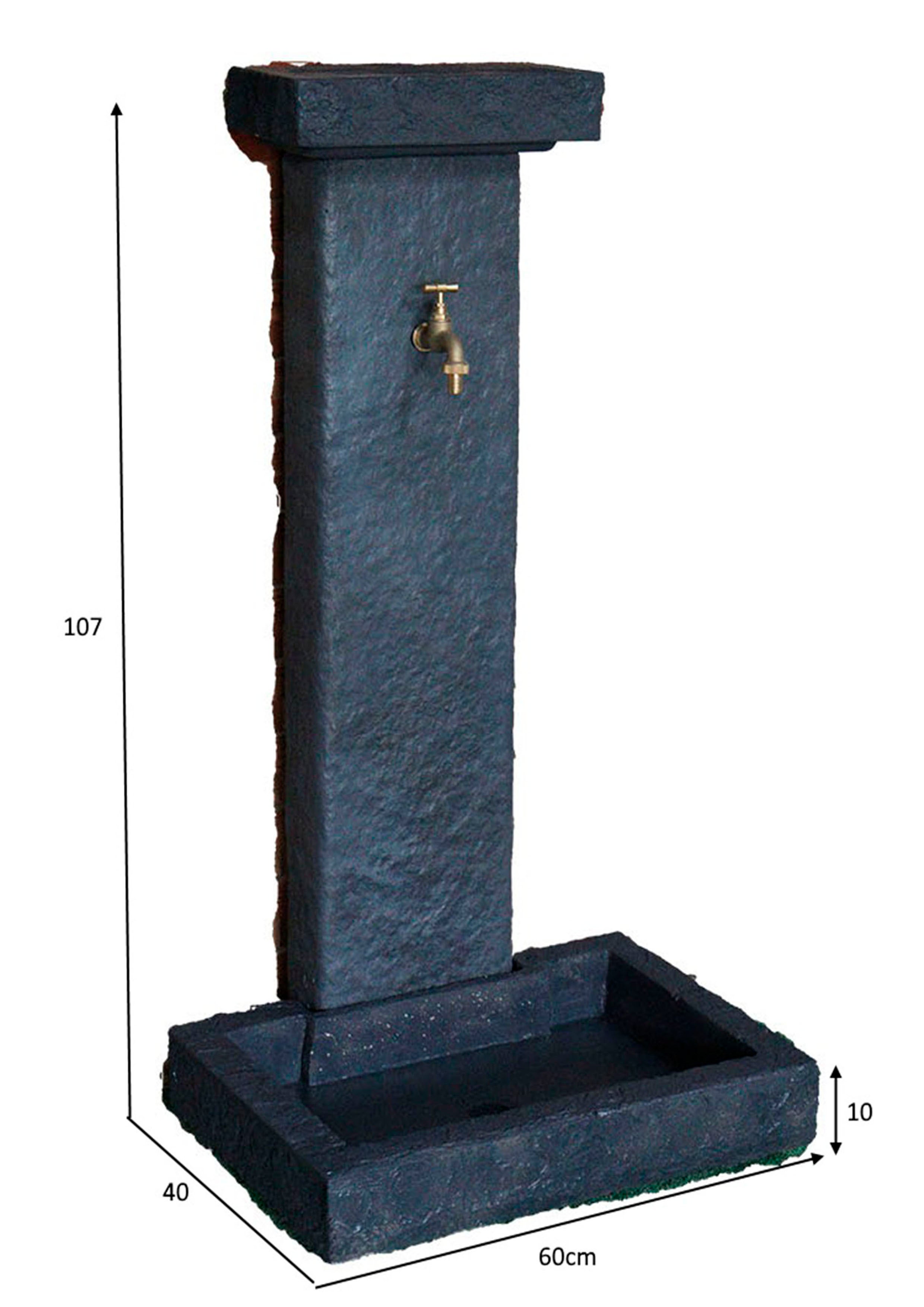 Fontaine Murale RF302 Mesure H107xL60cm - 5