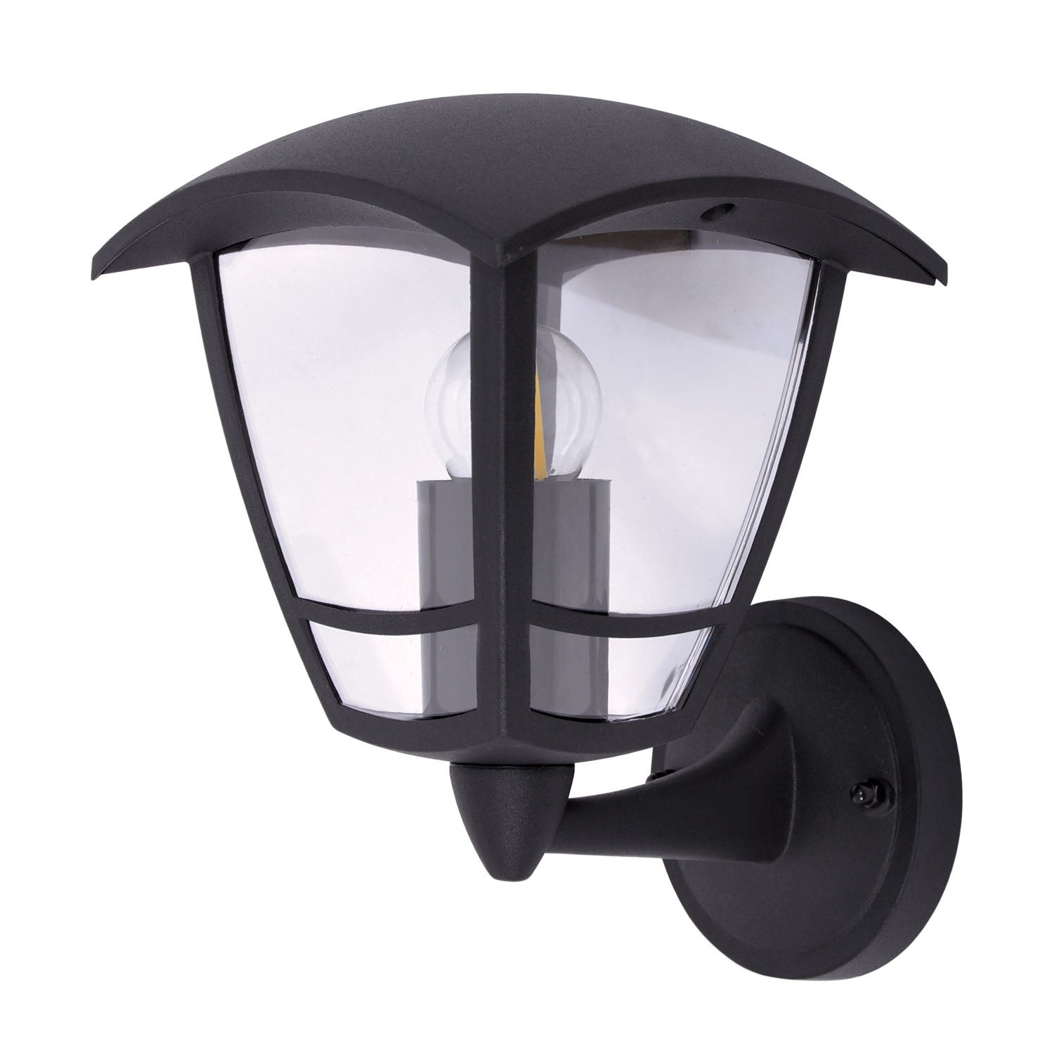 Kinkiet zewnętrzny LED NAPOLI 15W 4000K 1400lm metal czarny wym:23x17x20cm IP44 Kaja