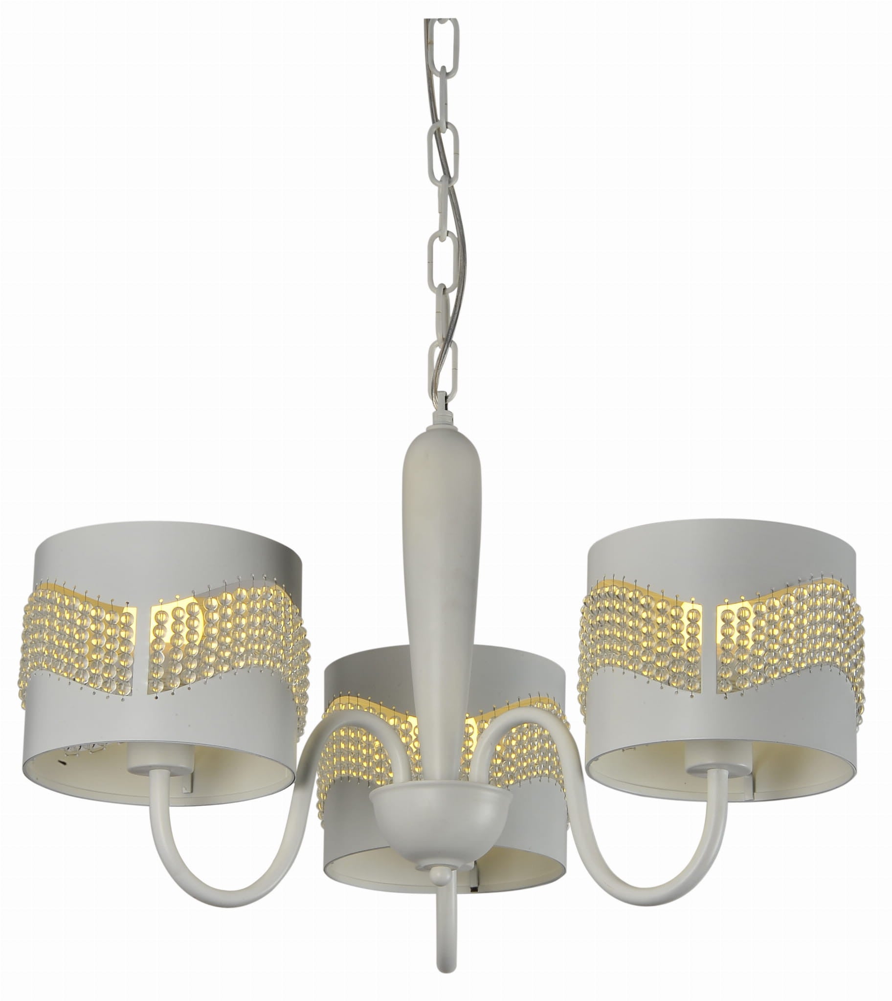 Lampa wisząca Antonio biało-złota 3xE27x60W wym: 100 x 50 x 50 cm metal Candellux