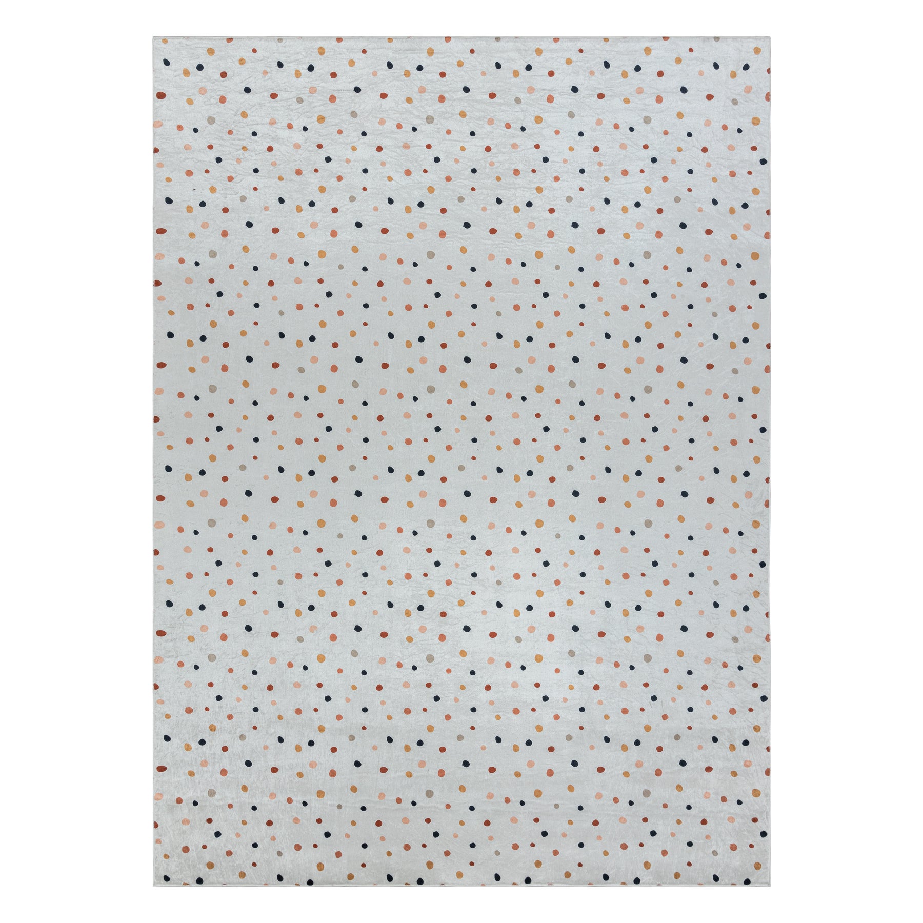 Tapis lavable BAMBINO 47890 Points pour les enfants antidérapant - blanc / marron 200x290 cm - 2