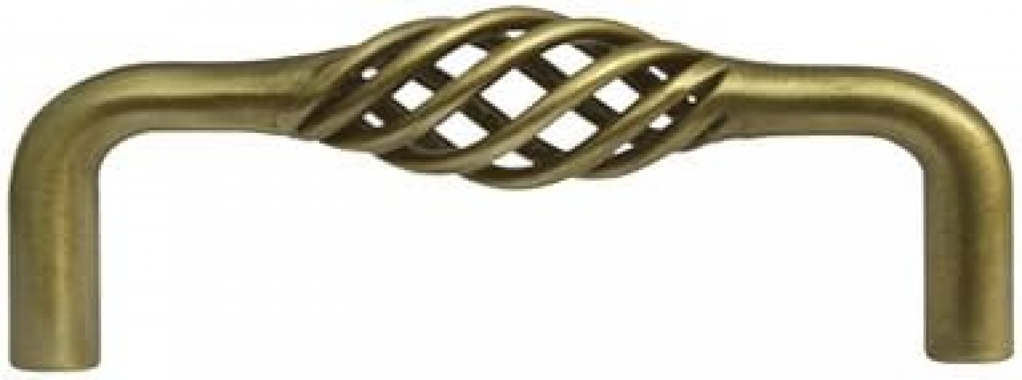 Uchwyt meblowy Cage, 128 mm od środka do środka (brąz)