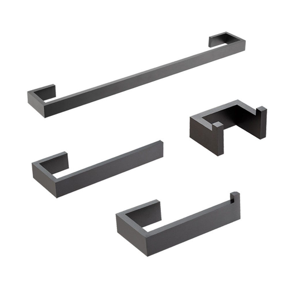 Set di accessori per il bagno, portasciugamani senza foratura da 6 pezzi, anelli per asciugamani in acciaio inossidabile per il bagno, argento | Leroy Merlin Set di accessori per il bagno, portasciugamani senza foratura da 6 pezzi, anelli per asciugamani in acciaio inossidabile per il bagno, argento | Leroy Merlin