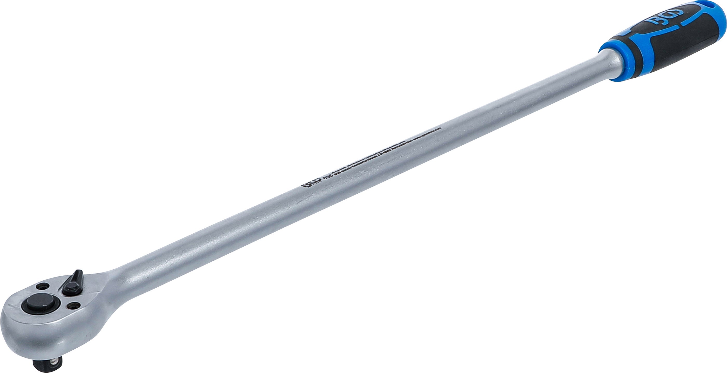 BGS Grzechotka z przełącznikiem wyjątkowo długa, napęd czworokątny zewnętrzny 10 mm (3/8") 455 mm - 636