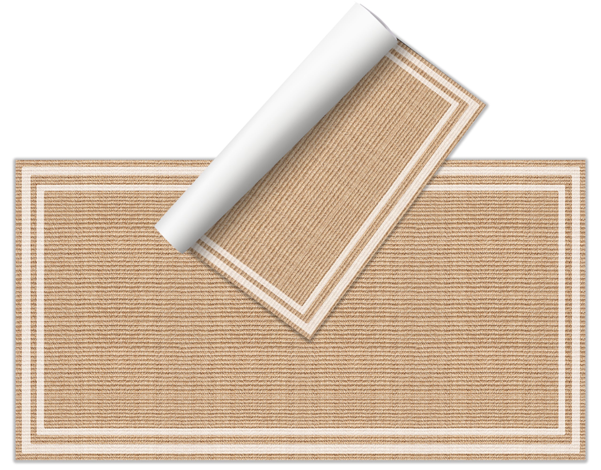 Tapete de vinil Agnan 50x100 cm - PVC antiderrapante, liso impresso, vinílico para cozinha ou sala, lavável - 4